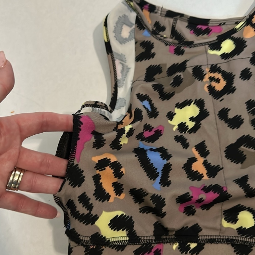 POP fit Emma colorful leopard size Medium NWOT - Picture 6 of 11